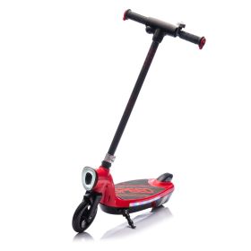 Kids Ride On Electric Scooter With Kickstand,Scooter Bell,Faster Speed And Longer Usage Time,Rear Brake,Wider Pedal,Non-Slip Handle