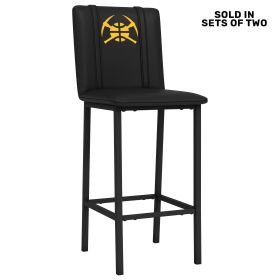 Bar Stool 500 with Denver Nuggets Secondary Logo Set of 2