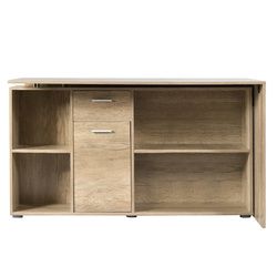 Rotating L-shape Corner Writing Study Computer Desk