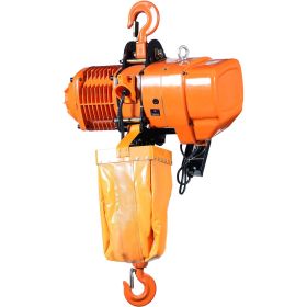 VEVOR 2 Ton Wireless Electric Chain Hoist, 4400 LBS Capacity with 20 FT Lifting Height, IP54 Protection, Three Phase Overhead Crane with G100 Cha