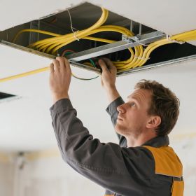 NM-B Wire 12AWG'2C Copper Core Cable 100 Ft Electrical Wire With Ground (Color: Yellow)