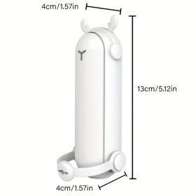 Random Color Portable Folding Handheld Fan USB Multifunctional Charging Treasure Flashlight 3-in-1 Mini Fan (Option: 1PC)