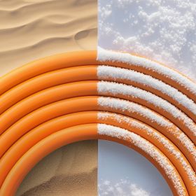 25 Ft Dryer Extension Cord 3-Prong NEMA 10-30P To 10-30R Dryer Cord 30A (Color: Orange)