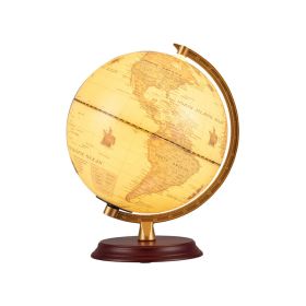 Modern Decorative Tabletop Earth Globe for Household/Office Decor (Color: Bronze, Type: Decor Supplies)