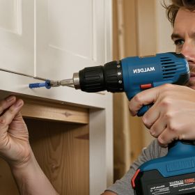 Concrete Screws Masonry Screws 3/16 Inch 100 PCS 5 Lengths Phillips Head (Color: Blue)